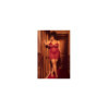 Nuisette grande taille couleur framboise et string 
